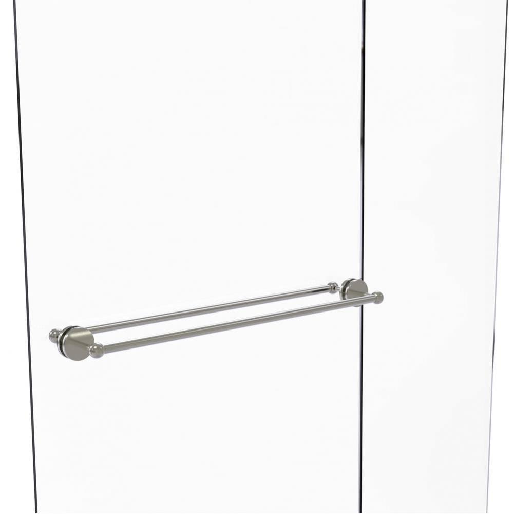 Prestige Skyline Collection 30 Inch Back to Back Shower Door Towel Bar