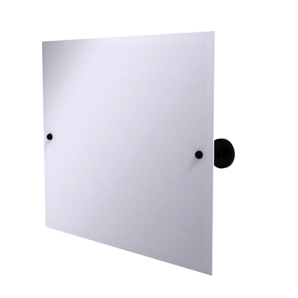 Frameless Landscape Rectangular Tilt Mirror with Beveled Edge