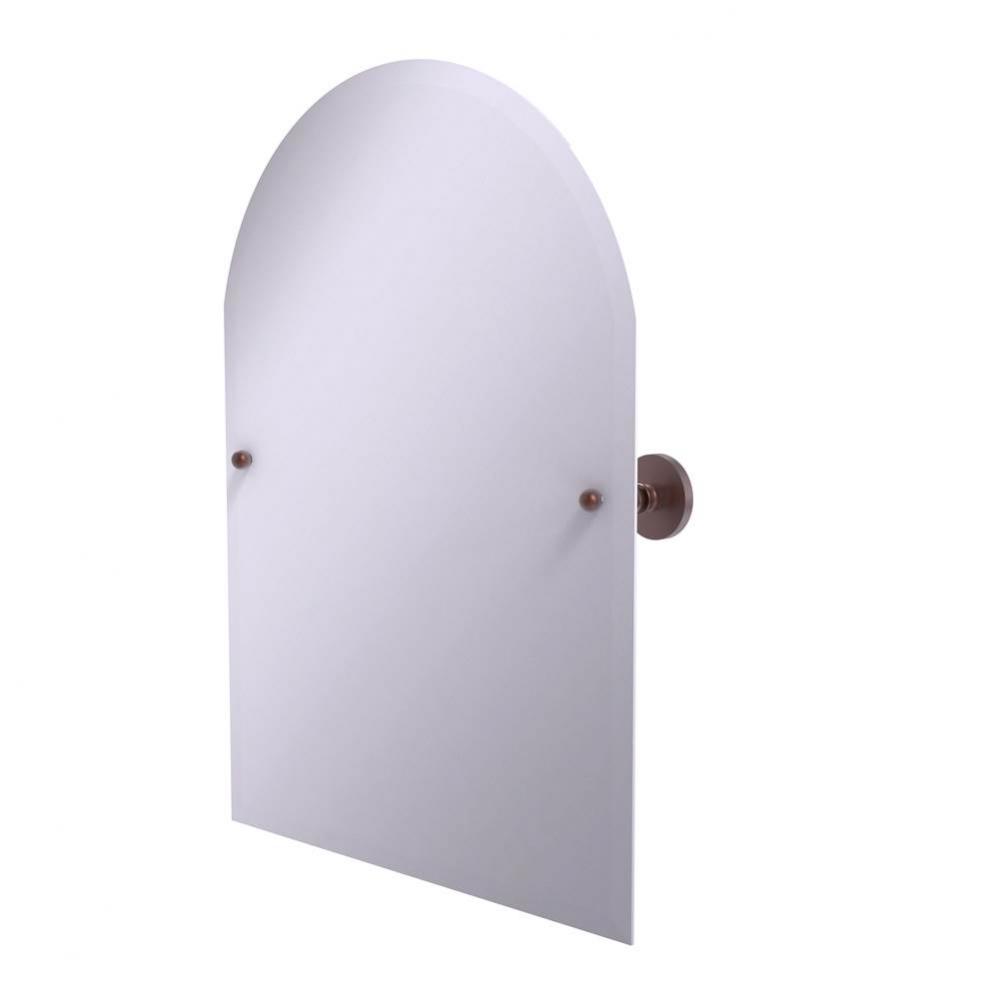 Prestige Skyline Collection Frameless Arched Top Tilt Mirror with Beveled Edge