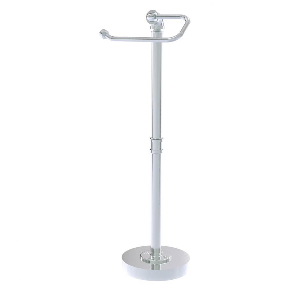 Pipeline Collection Free Standing Euro Style Toilet Tissue Stand - Polished Chrome