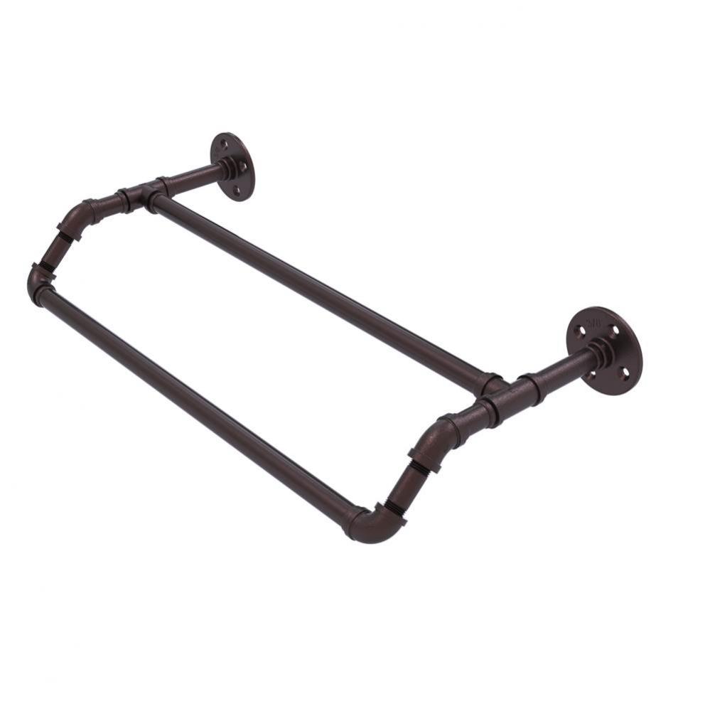 Pipeline Collection 36 Inch Double Towel Bar