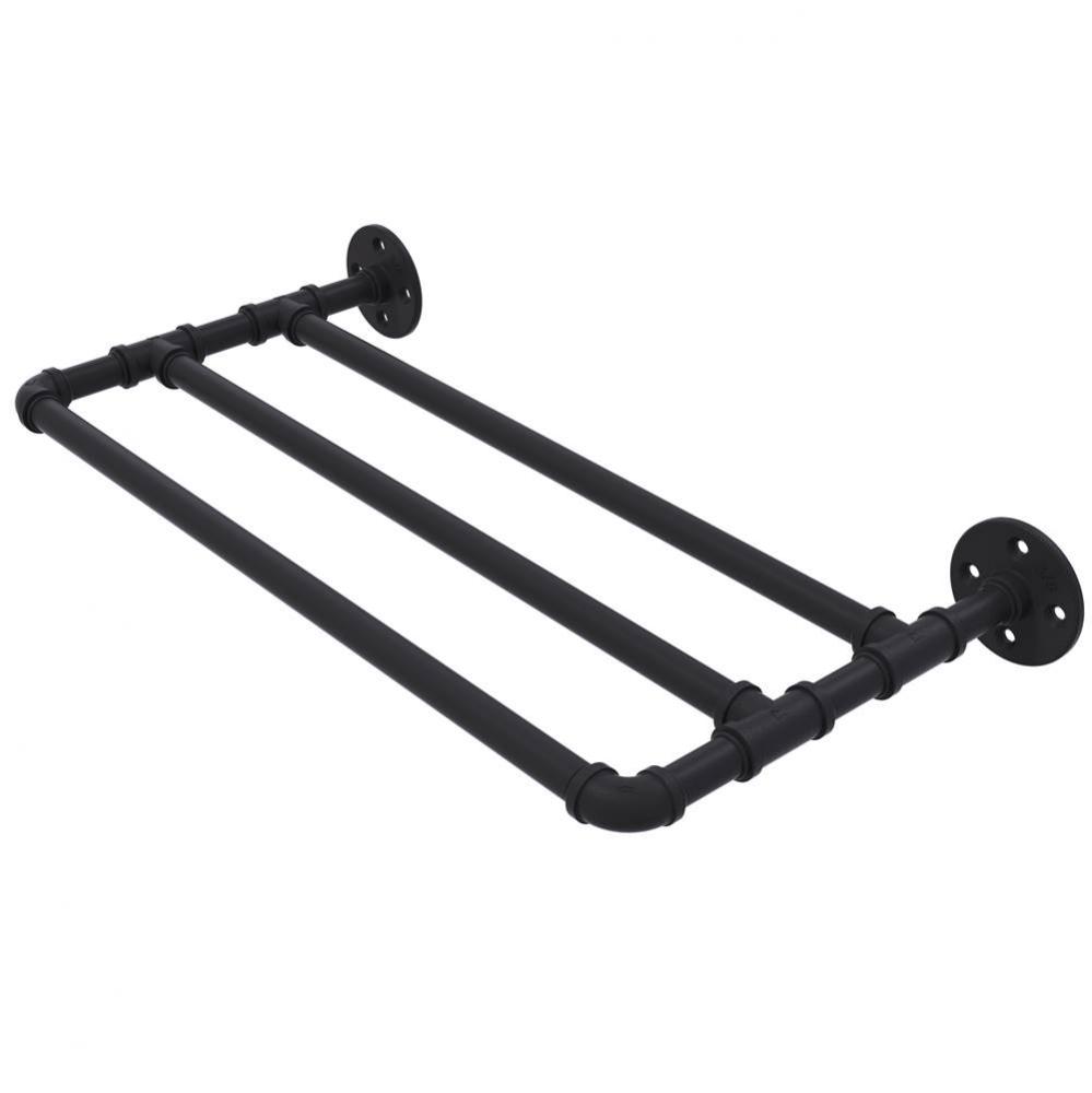 Pipeline Collection 30 Inch Wall Mounted Towel Shelf