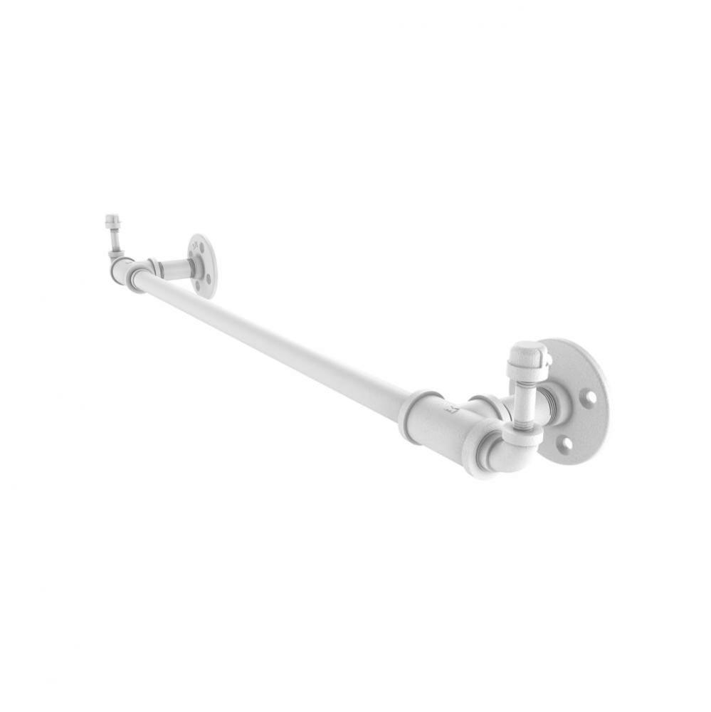 Pipeline Collection 18 Inch Towel Bar with Integrated Hooks