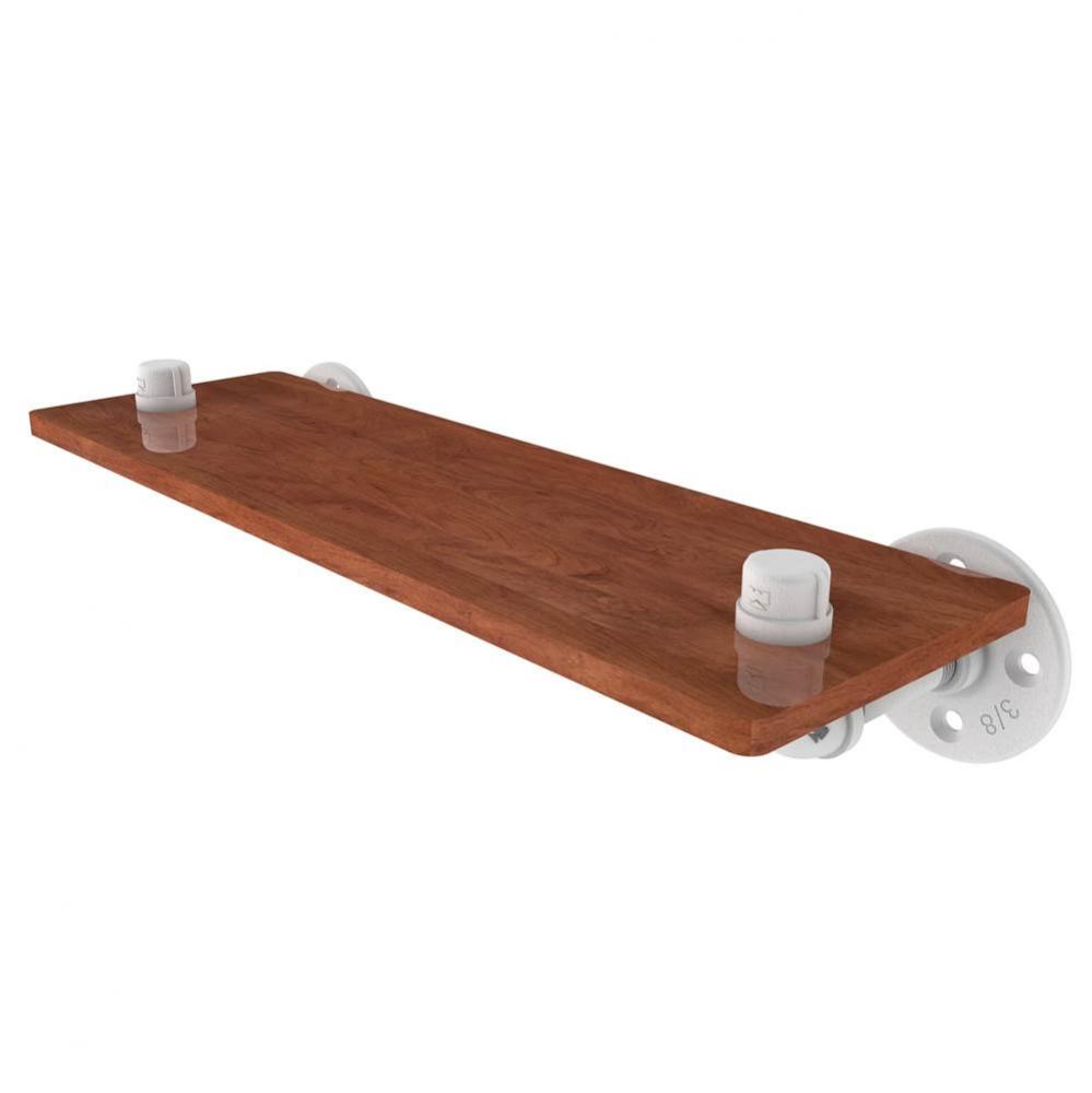 Pipeline Collection 16 Inch Ironwood Shelf