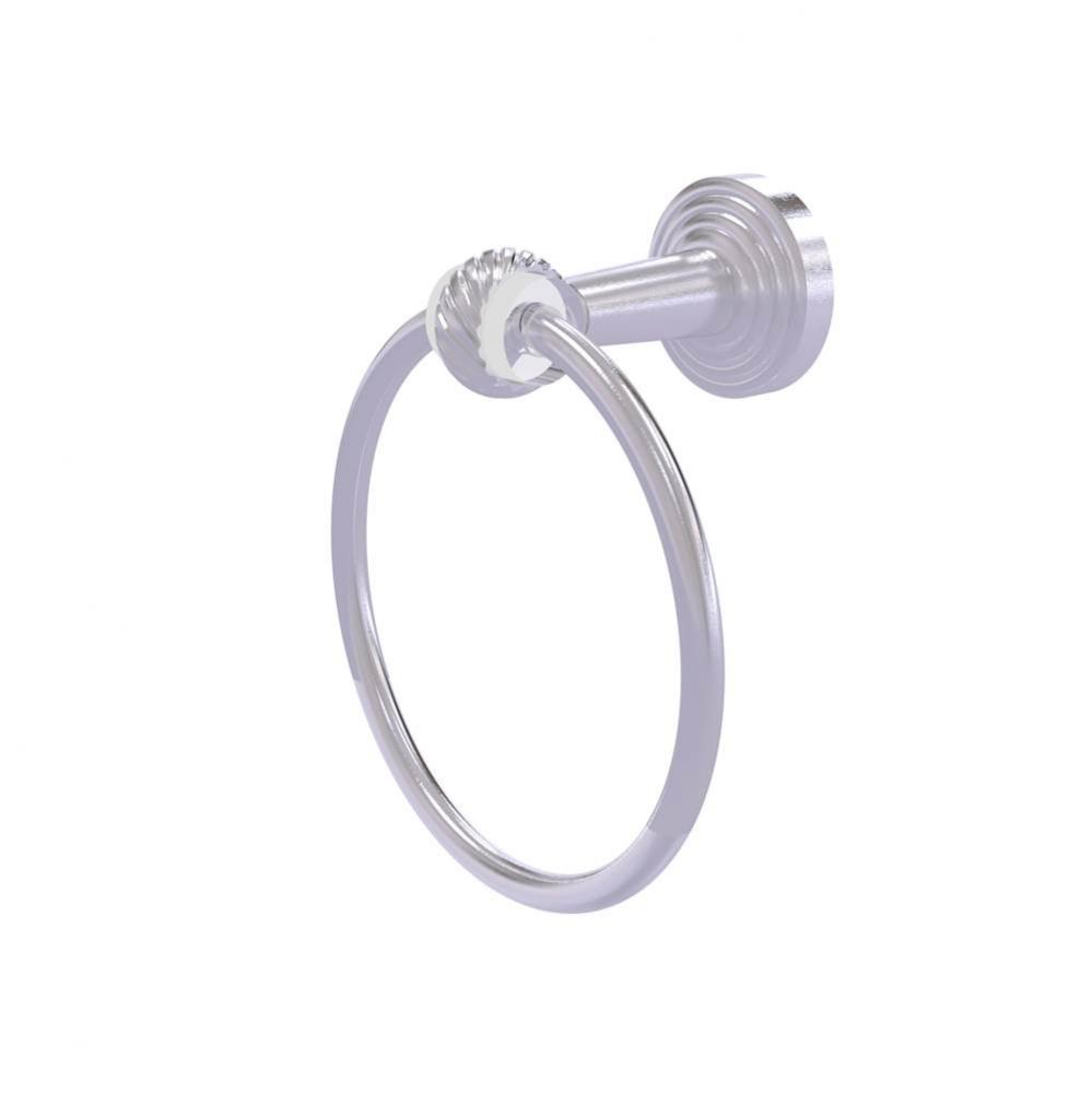 Pacific Beach Collection Towel Ring with Twisted Accents