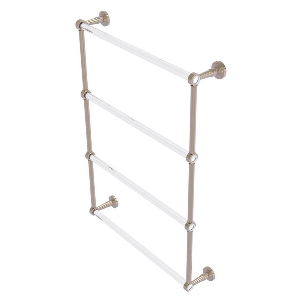 Pacific Beach Collection 4 Tier 24 Inch Ladder Towel Bar - Antique Pewter