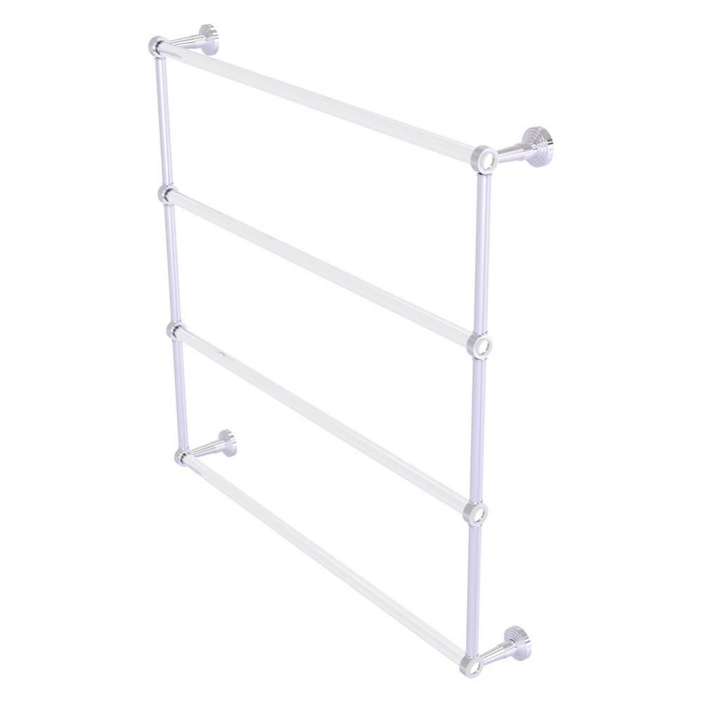 Pacific Beach Collection 4 Tier 36 Inch Ladder Towel Bar - Polished Chrome