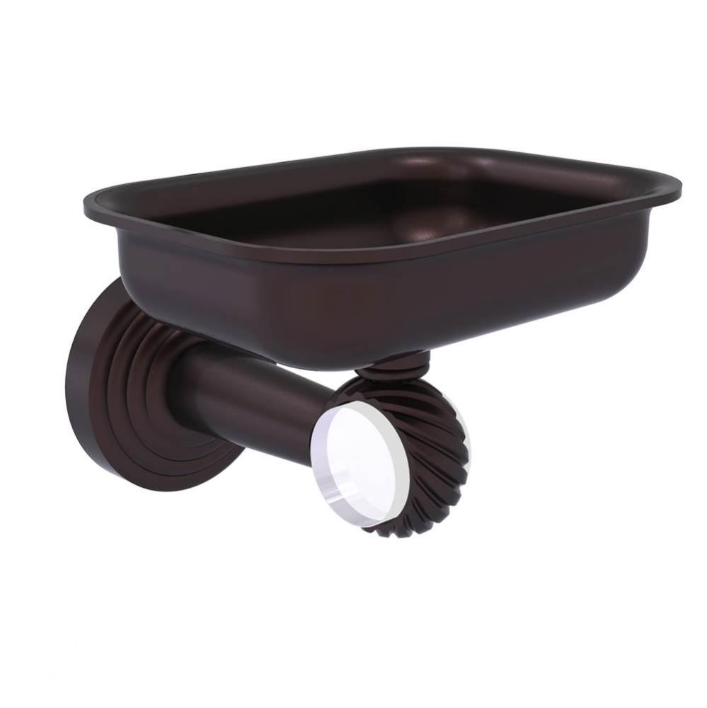 Pacific Beach Collection Wall Mounted Soap Dish Holder with Twisted Accents