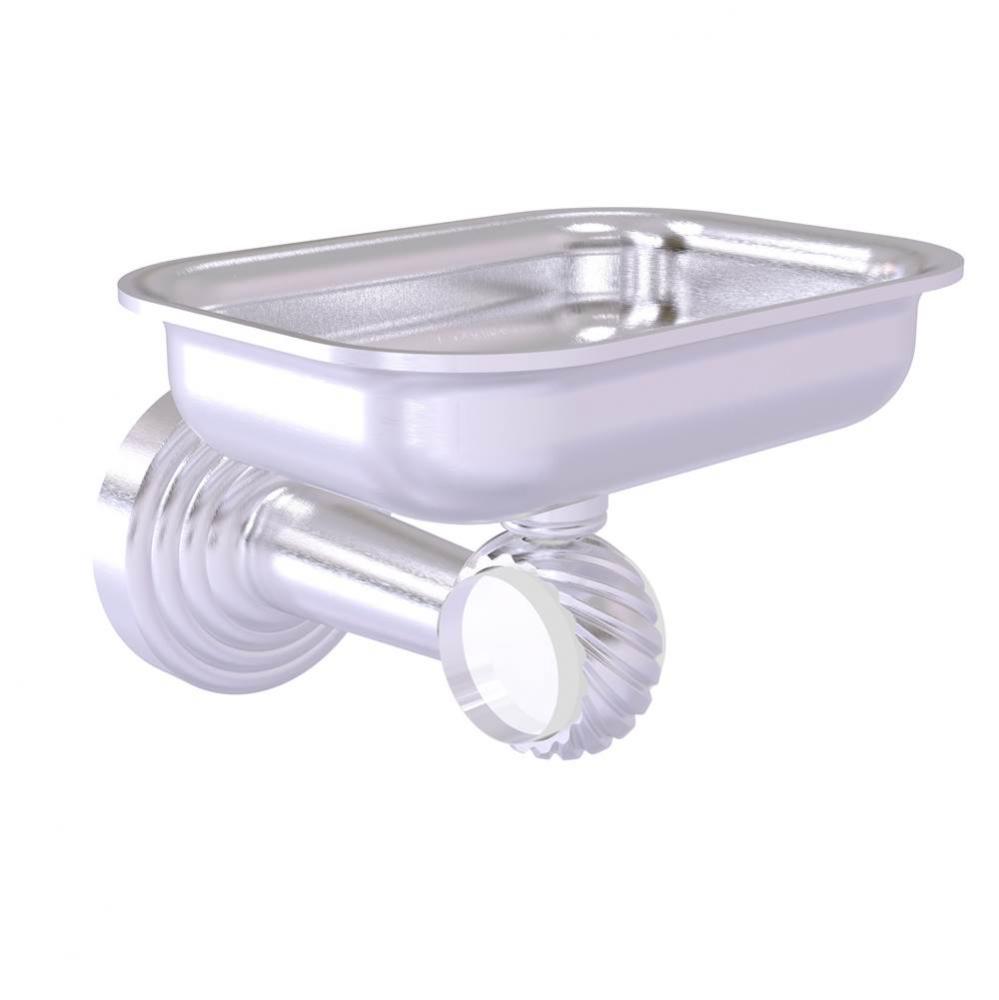 Pacific Beach Collection Wall Mounted Soap Dish Holder with Twisted Accents