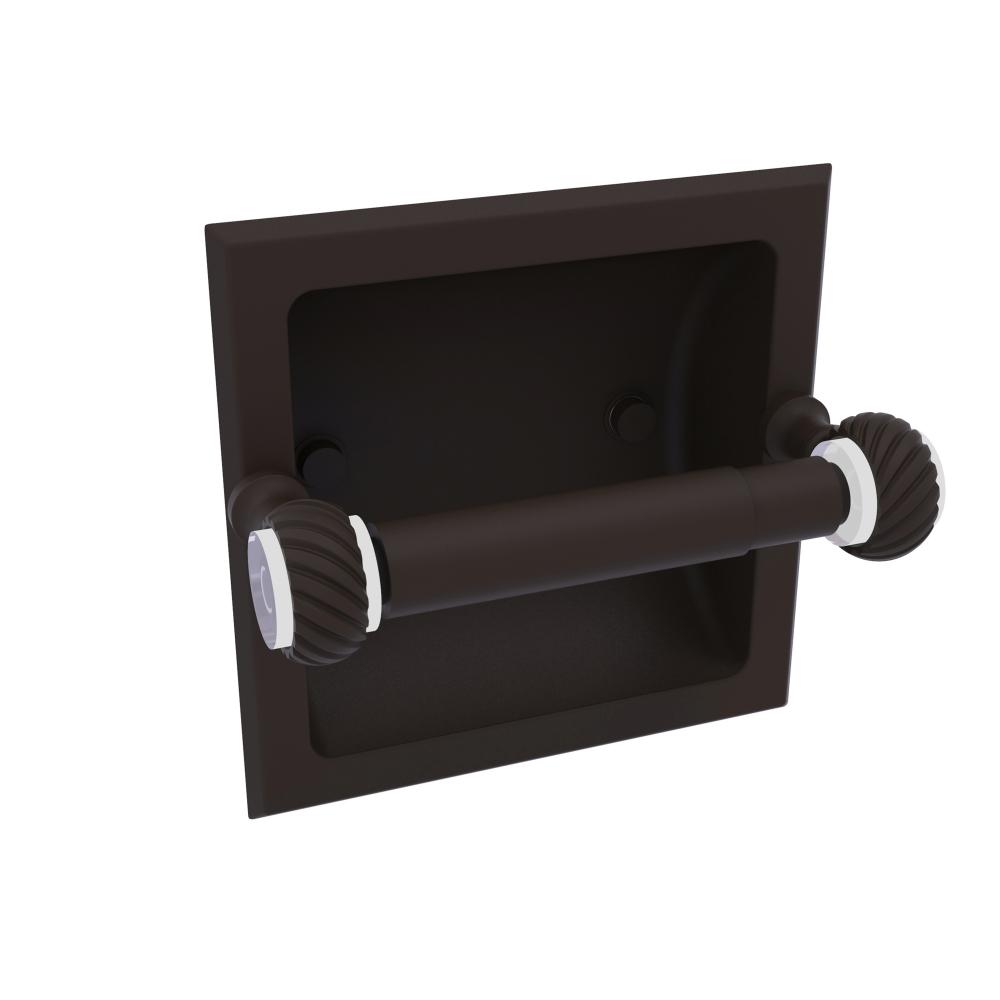 Pacific Grove Collection Recessed Toilet Paper Holder with Twisted Accents