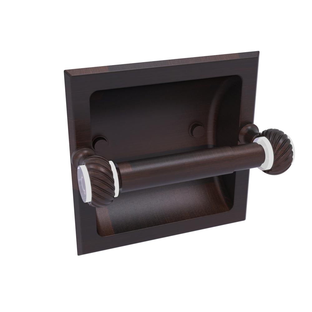 Pacific Grove Collection Recessed Toilet Paper Holder with Twisted Accents