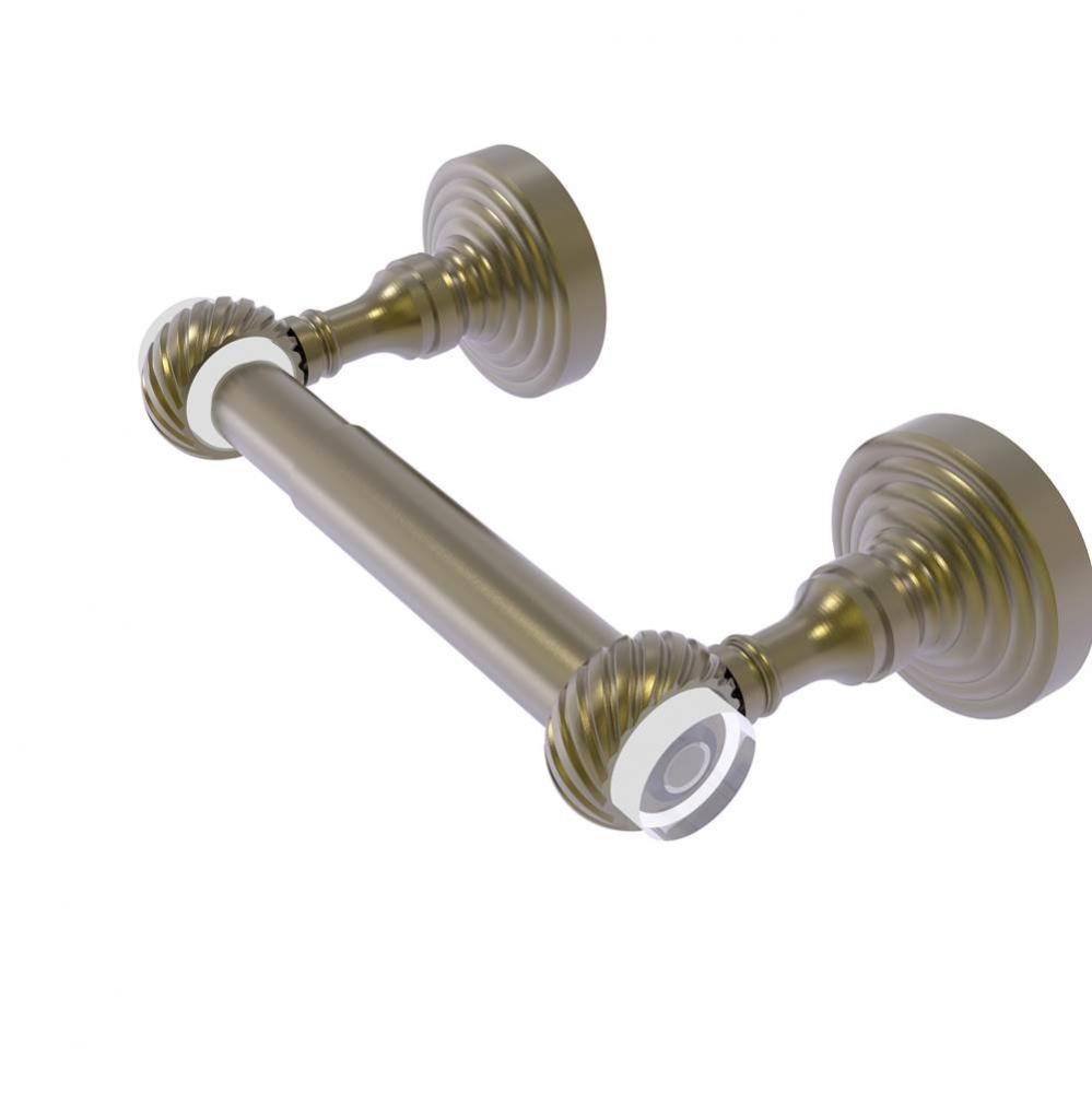 Pacific Grove Collection Two Post Toilet Paper Holder with Twisted Accents