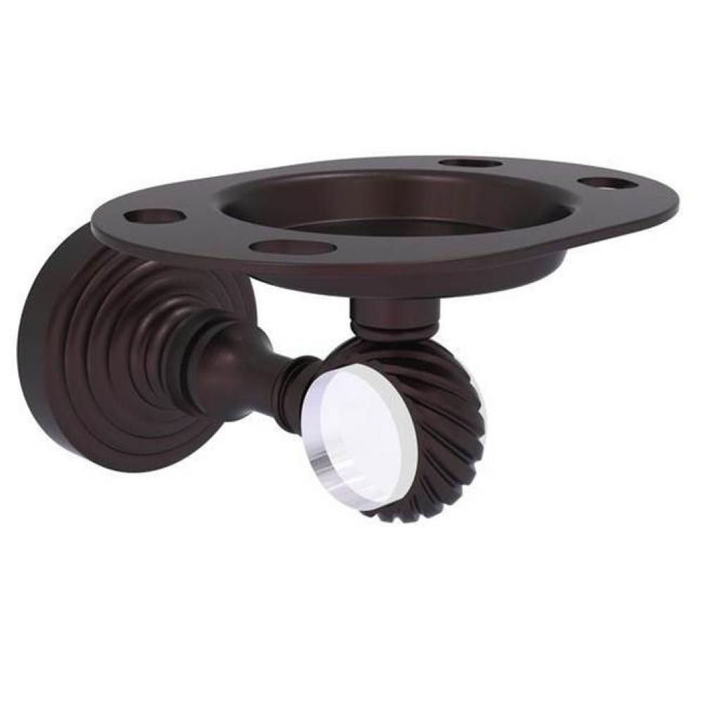 Pacific Grove Collection Tumbler and Toothbrush Holder with Twisted Accents