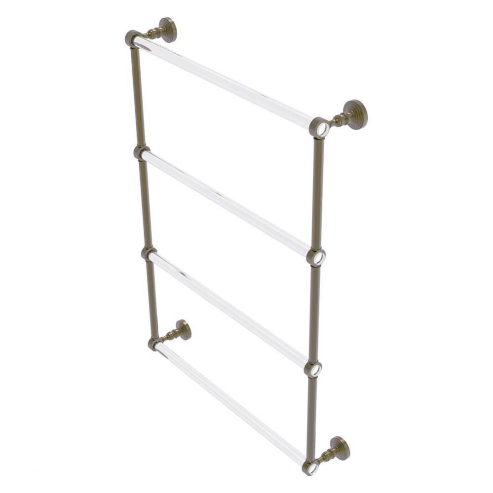 Pacific Grove Collection 4 Tier 24 Inch Ladder Towel Bar - Antique Brass