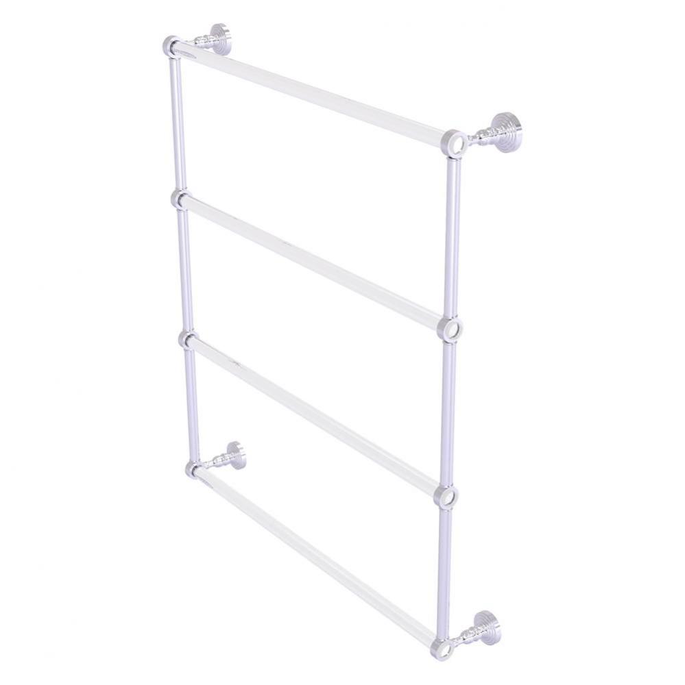 Pacific Grove Collection 4 Tier 30 Inch Ladder Towel Bar - Satin Chrome