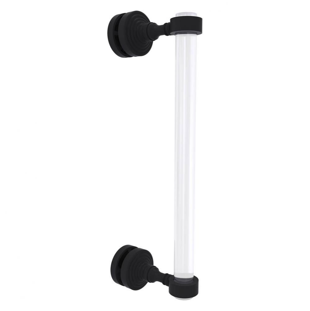 Pacific Grove Collection 12 Inch Single Side Shower Door Pull - Matte Black