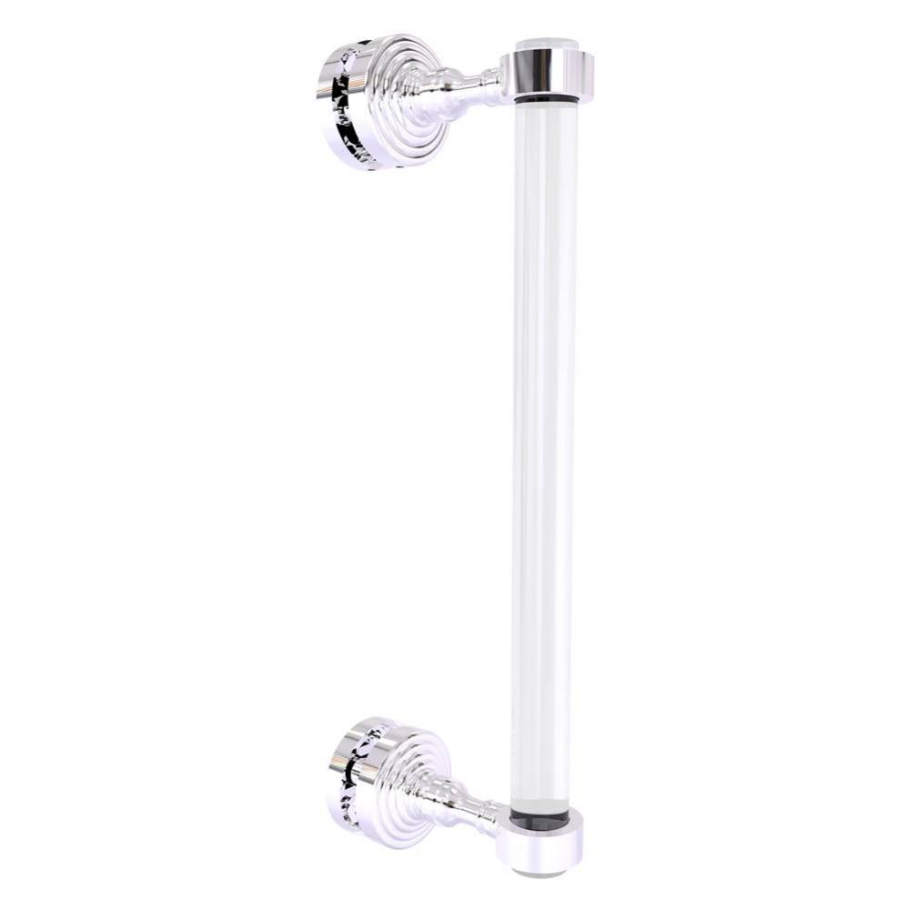 Pacific Grove Collection 12 Inch Single Side Shower Door Pull - Polished Chrome