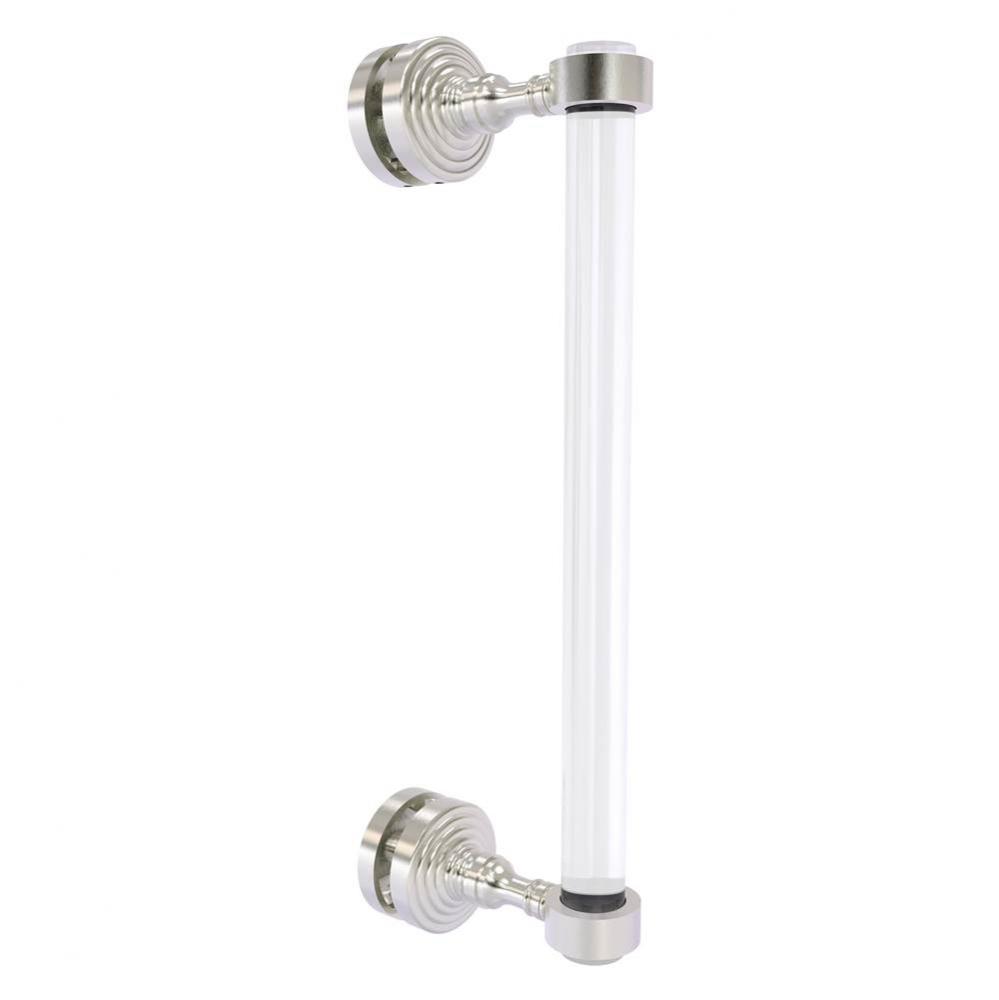 Pacific Grove Collection 12 Inch Single Side Shower Door Pull - Satin Nickel