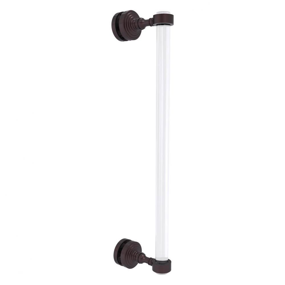 Pacific Grove Collection 18 Inch Single Side Shower Door Pull - Antique Bronze
