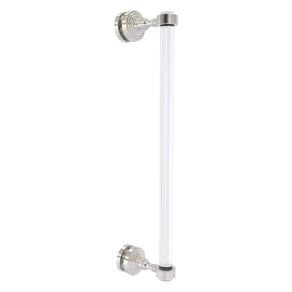 Pacific Grove Collection 18 Inch Single Side Shower Door Pull - Satin Nickel