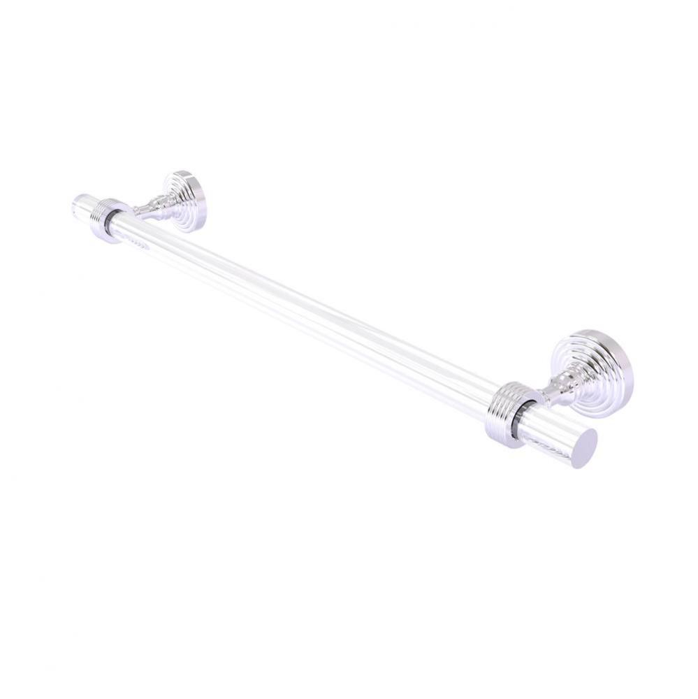 Pacific Grove Collection 30 Inch Towel Bar with Groovy Accents