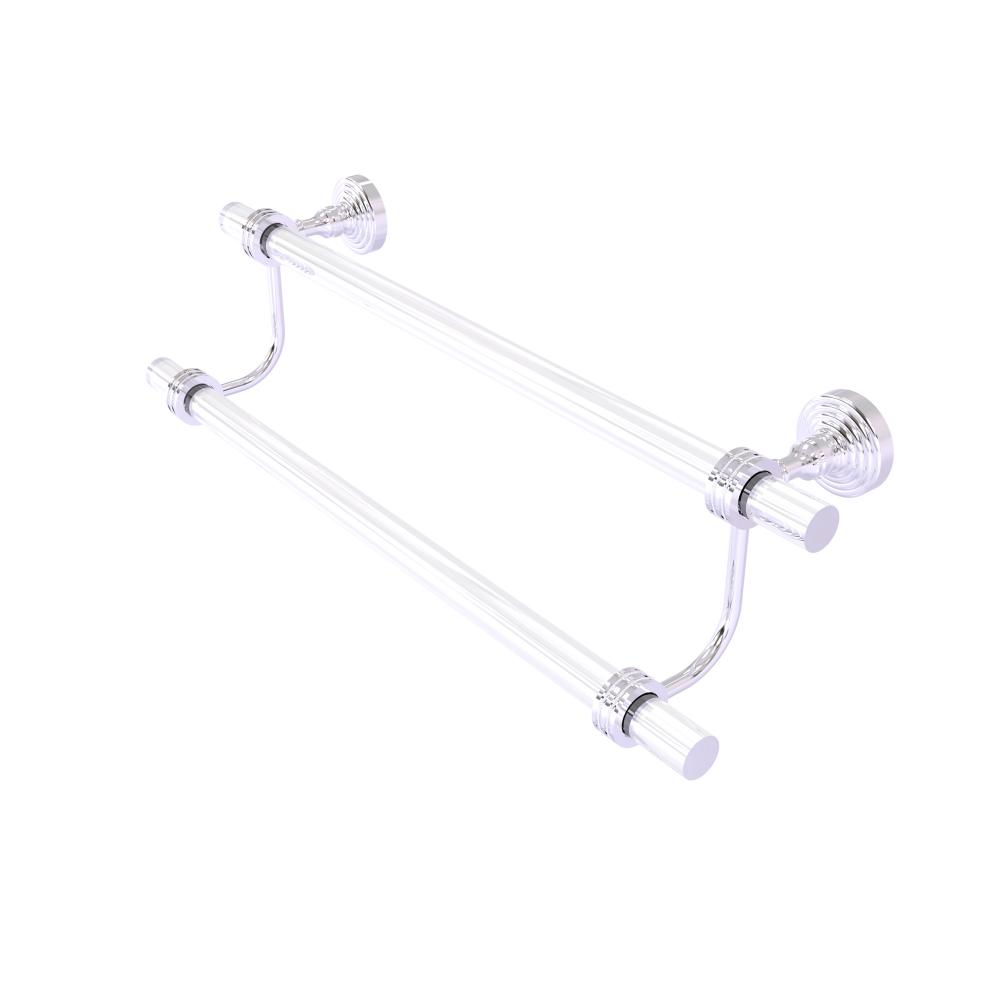 Pacific Grove Collection 18 Inch Double Towel Bar with Dotted Accents
