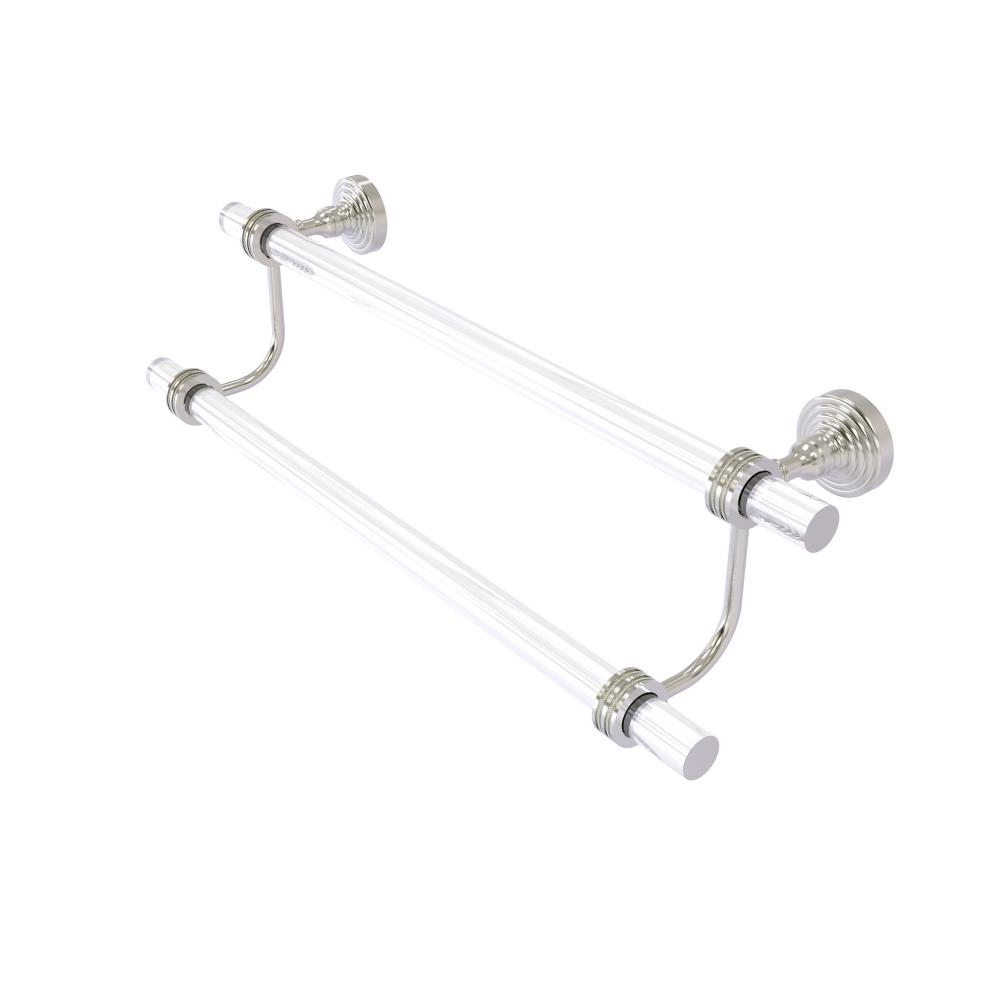 Pacific Grove Collection 30 Inch Double Towel Bar with Dotted Accents