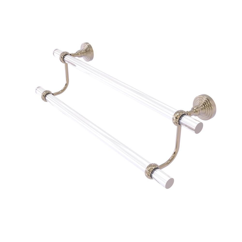 Pacific Grove Collection 24 Inch Double Towel Bar with Twisted Accents