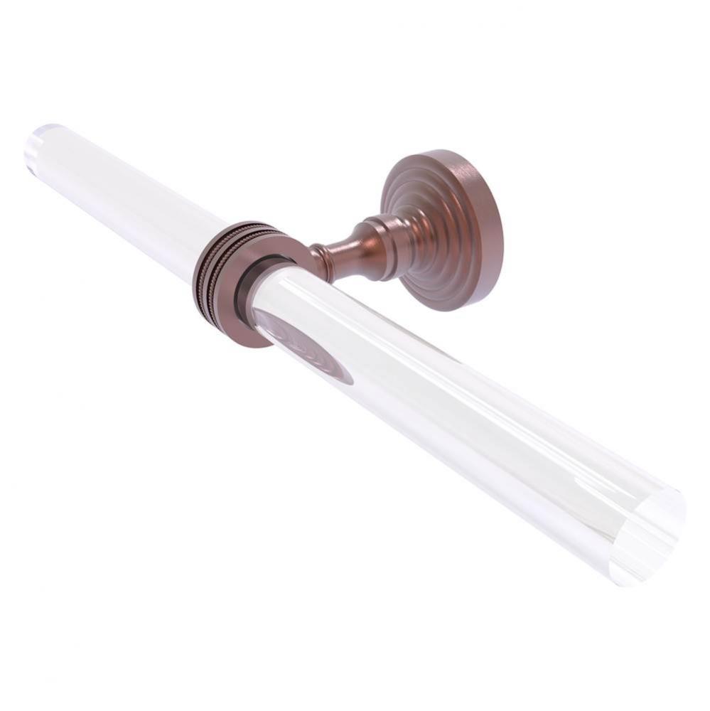 Pacific Grove Collection 2 Arm Guest Towel Holder with Dotted Accents - Antique Copper