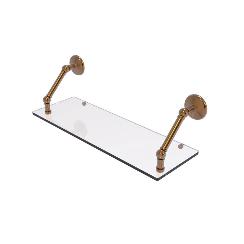 Prestige Monte Carlo Collection 24 Inch Floating Glass Shelf