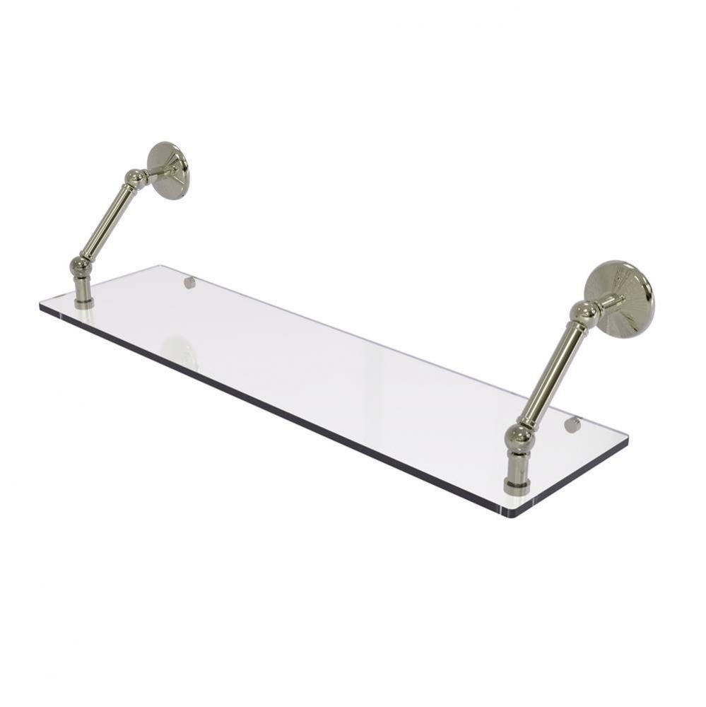 Prestige Monte Carlo Collection 30 Inch Floating Glass Shelf