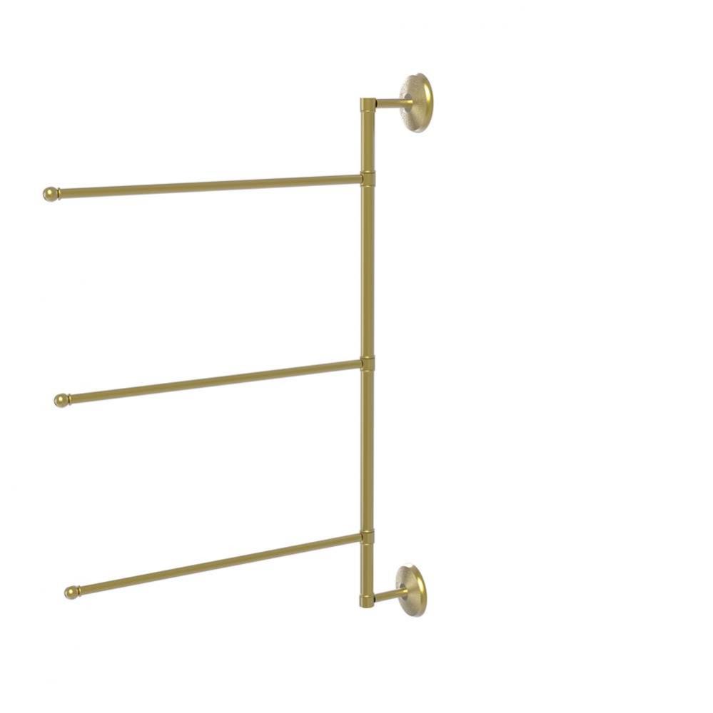 Prestige Monte Carlo Collection 3 Swing Arm Vertical 28 Inch Towel Bar