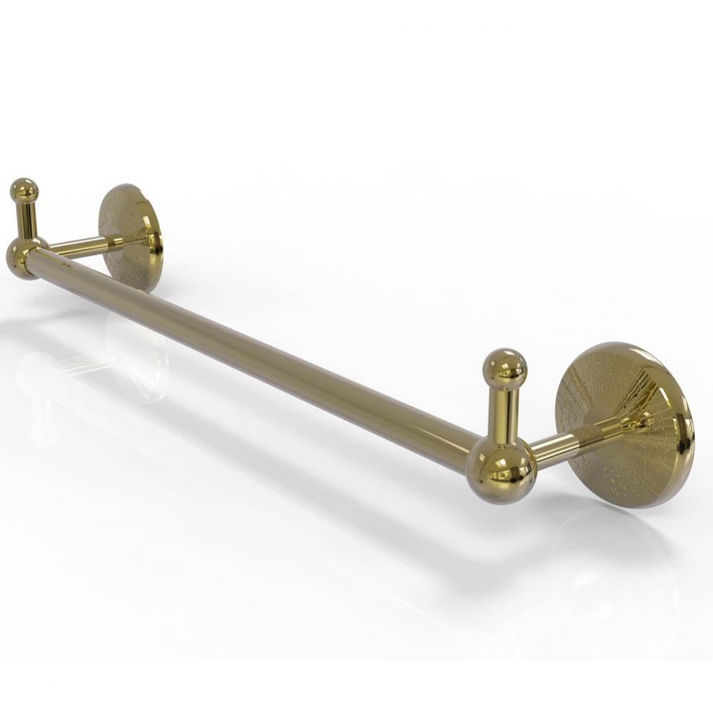 Prestige Monte Carlo Collection 24 Inch Towel Bar with Integrated Hooks