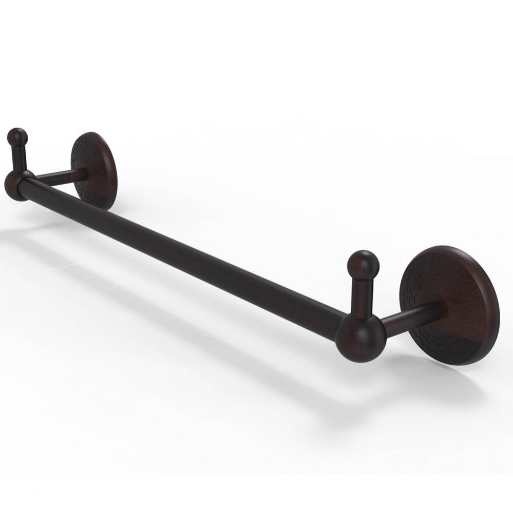 Prestige Monte Carlo Collection 30 Inch Towel Bar with Integrated Hooks