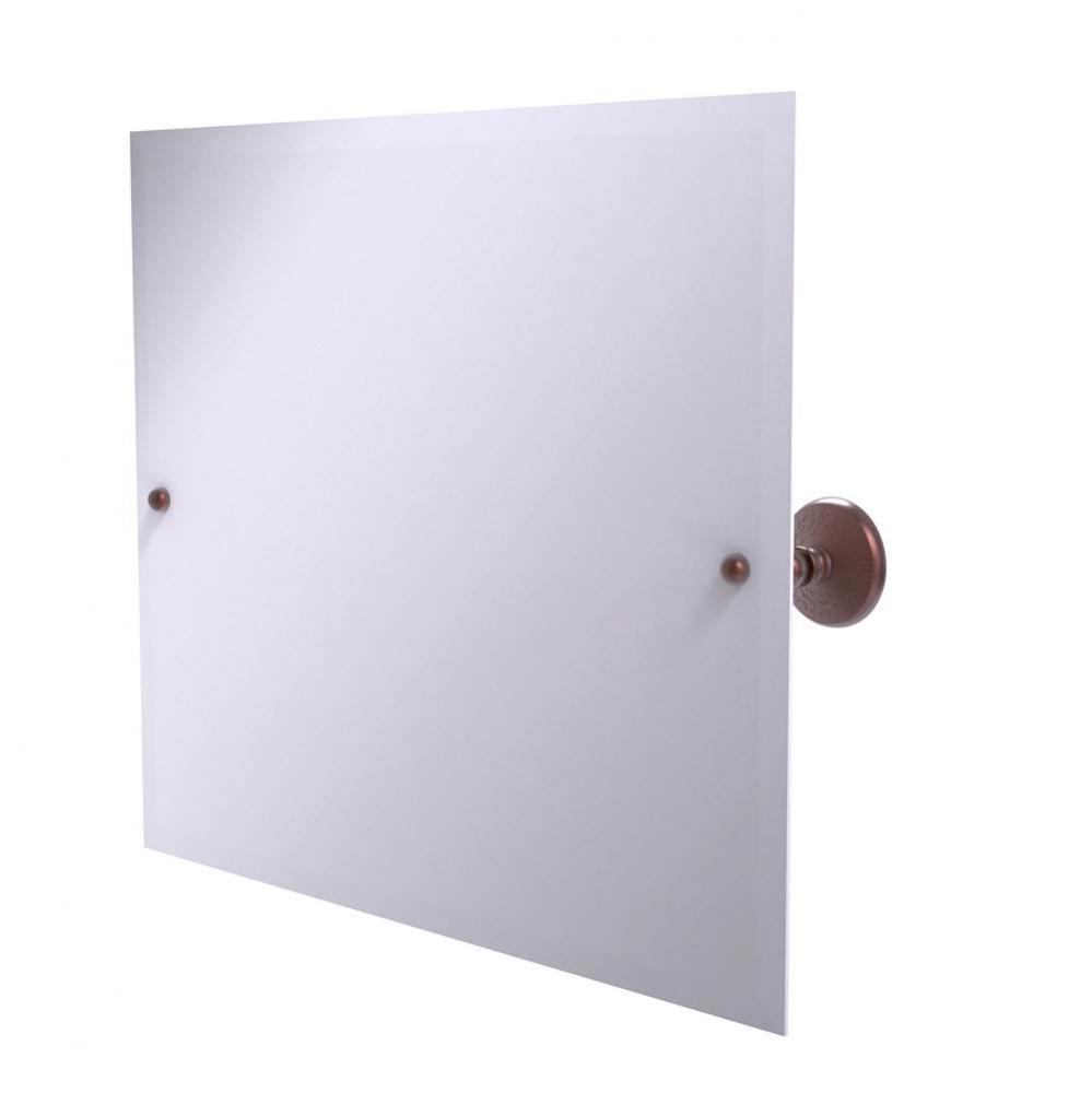 Frameless Landscape Rectangular Tilt Mirror with Beveled Edge