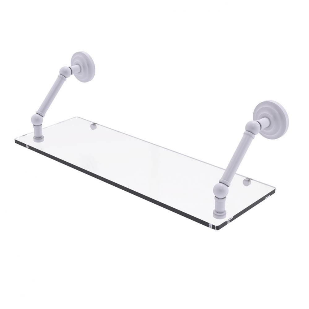 Prestige Que New Collection 24 Inch Floating Glass Shelf