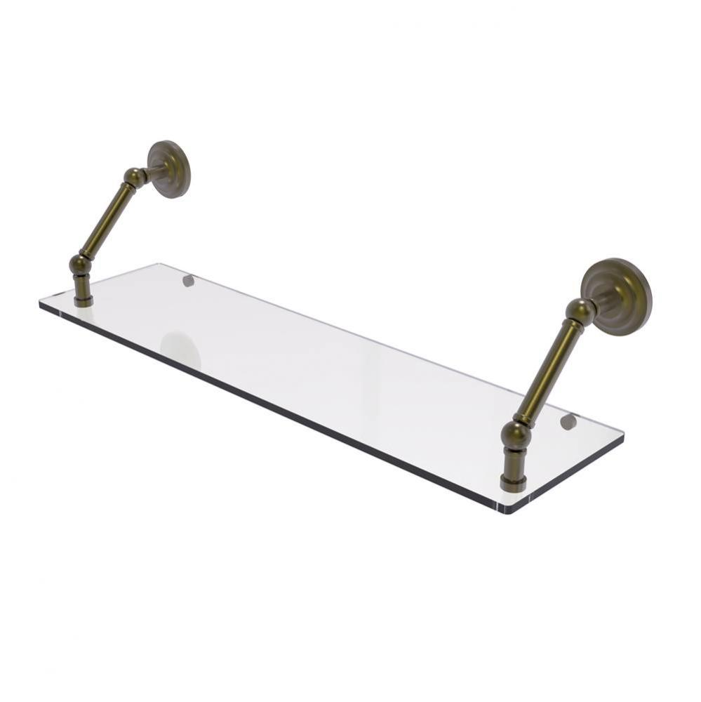 Prestige Que New Collection 30 Inch Floating Glass Shelf