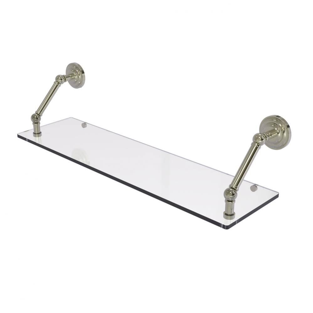 Prestige Que New Collection 30 Inch Floating Glass Shelf