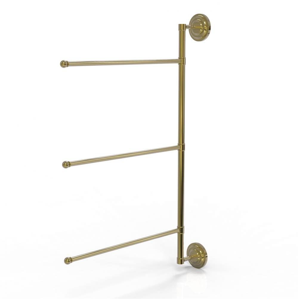 Prestige Que New Collection 3 Swing Arm Vertical 28 Inch Towel Bar