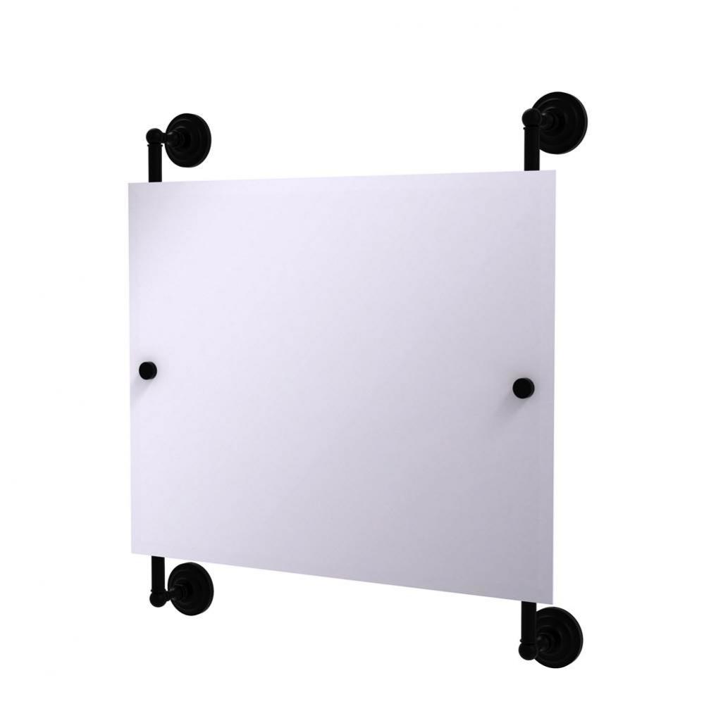 Prestige Que New Landscape Rectangular Frameless Rail Mounted Mirror
