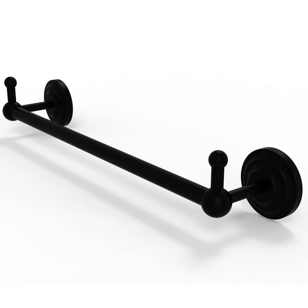 Prestige Que New Collection 24 Inch Towel Bar with Integrated Hooks