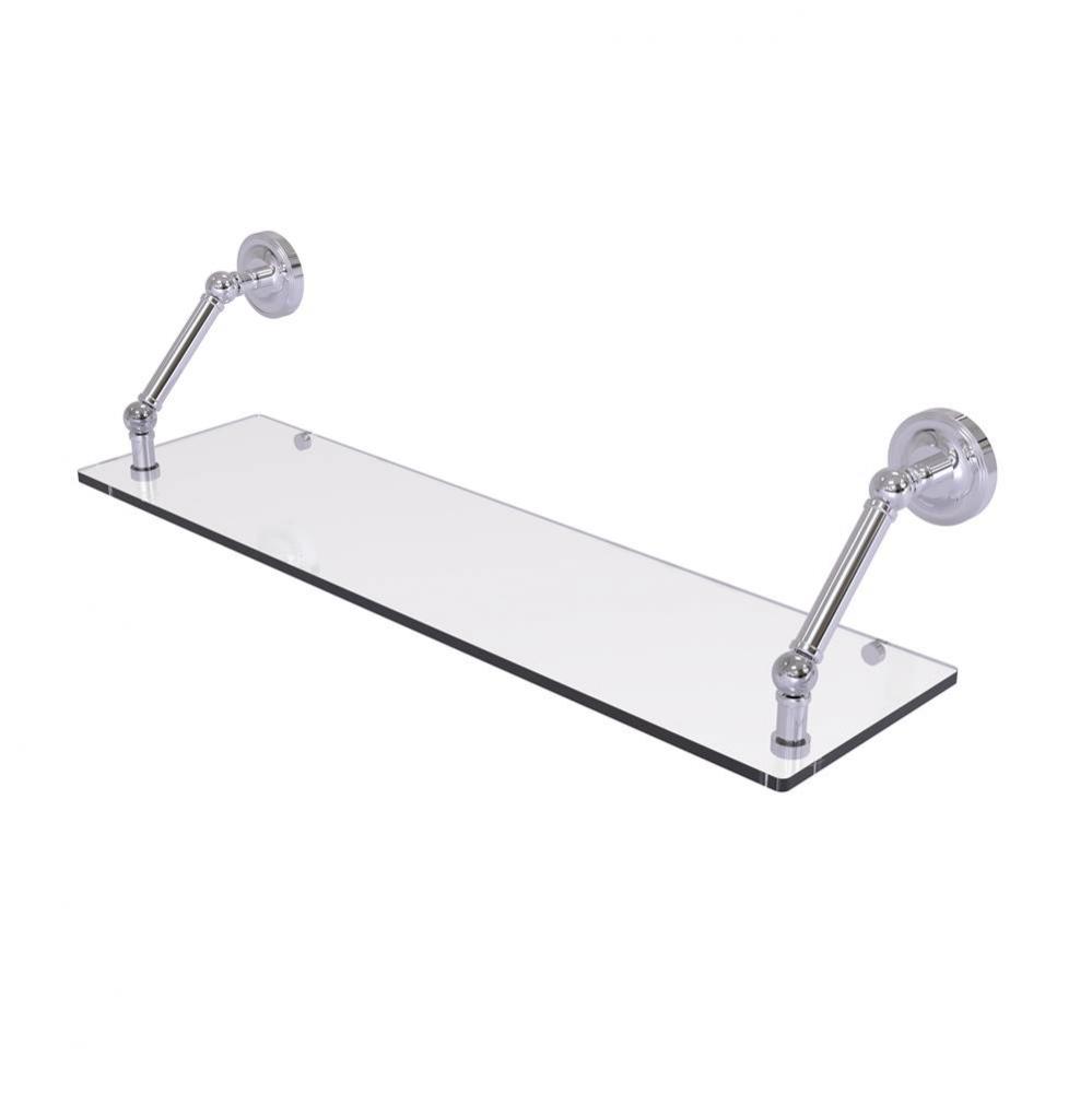 Prestige Regal Collection 30 Inch Floating Glass Shelf