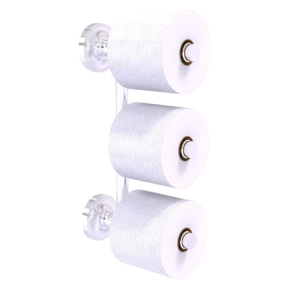 Prestige Regal Collection 3 Roll Reserve Roll Toilet Paper Holder - Satin Chrome