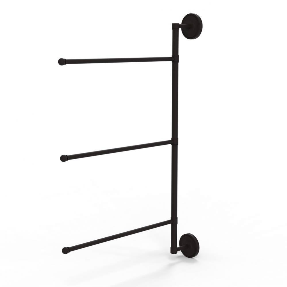 Prestige Regal Collection 3 Swing Arm Vertical 28 Inch Towel Bar