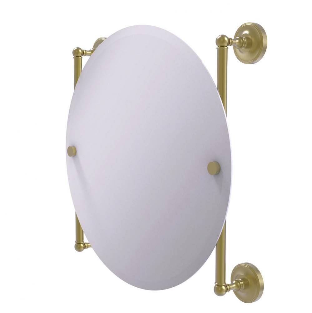 Prestige Regal Collection Round Frameless Rail Mounted Mirror