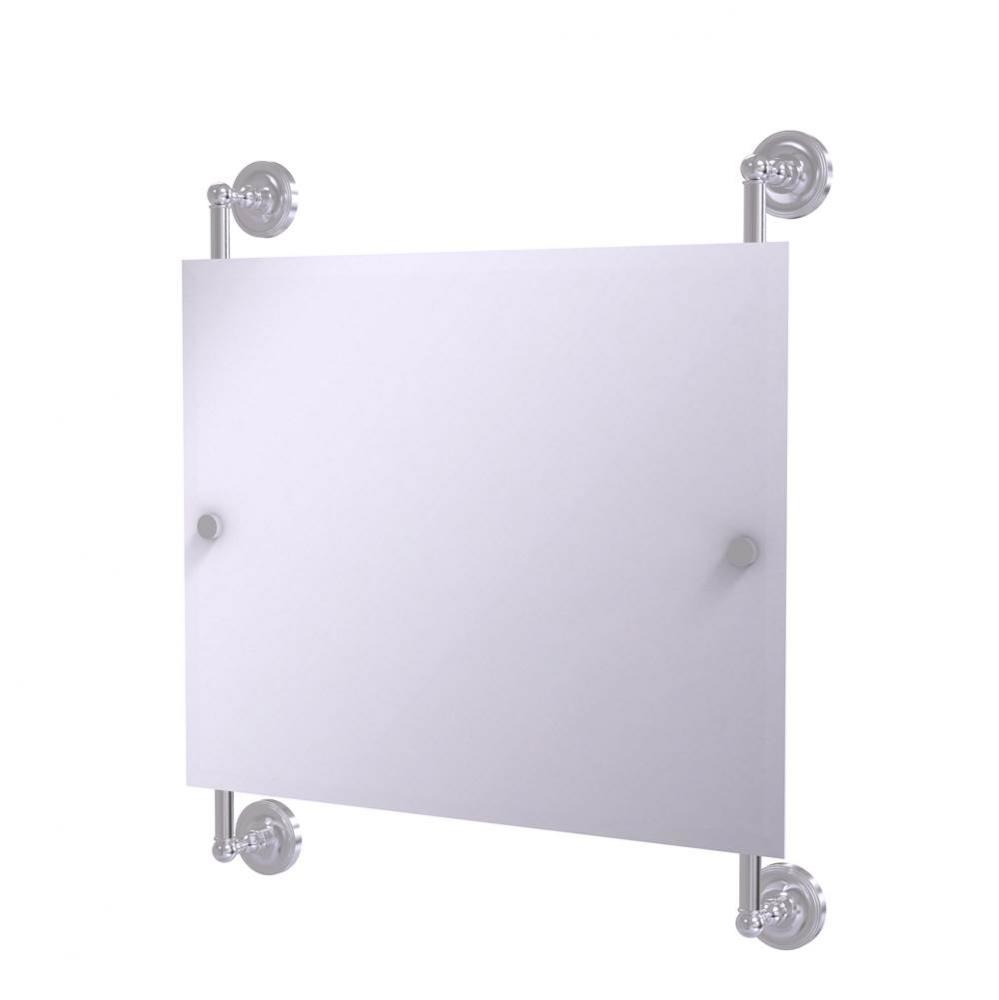 Prestige Regal Landscape Rectangular Frameless Rail Mounted Mirror