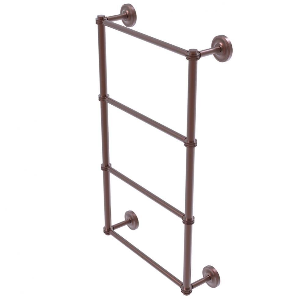 Prestige Regal Collection 4 Tier 24 Inch Ladder Towel Bar with Dotted Detail