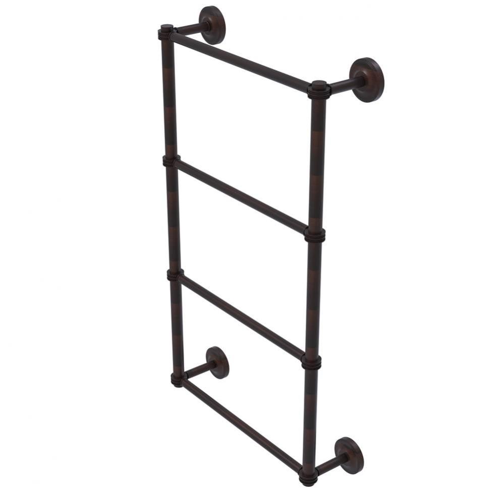 Prestige Regal Collection 4 Tier 30 Inch Ladder Towel Bar with Dotted Detail