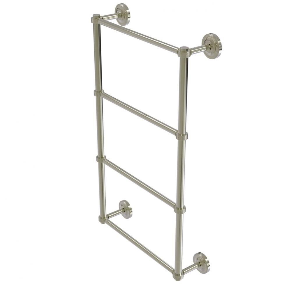 Prestige Regal Collection 4 Tier 24 Inch Ladder Towel Bar with Groovy Detail