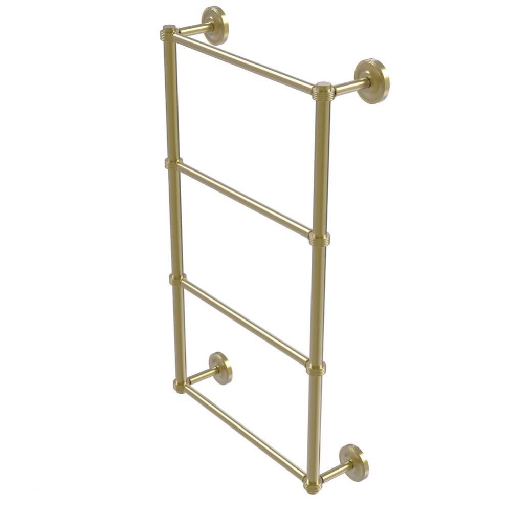 Prestige Regal Collection 4 Tier 36 Inch Ladder Towel Bar with Groovy Detail